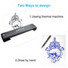 MIUXIA Tattoo Stencil Paper Transfer Gel Combo Kit - 100