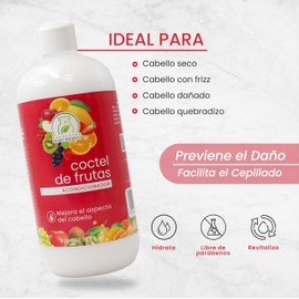 Acondicionador Cóctel De Frutas Productos Mart Mexico 500 Ml