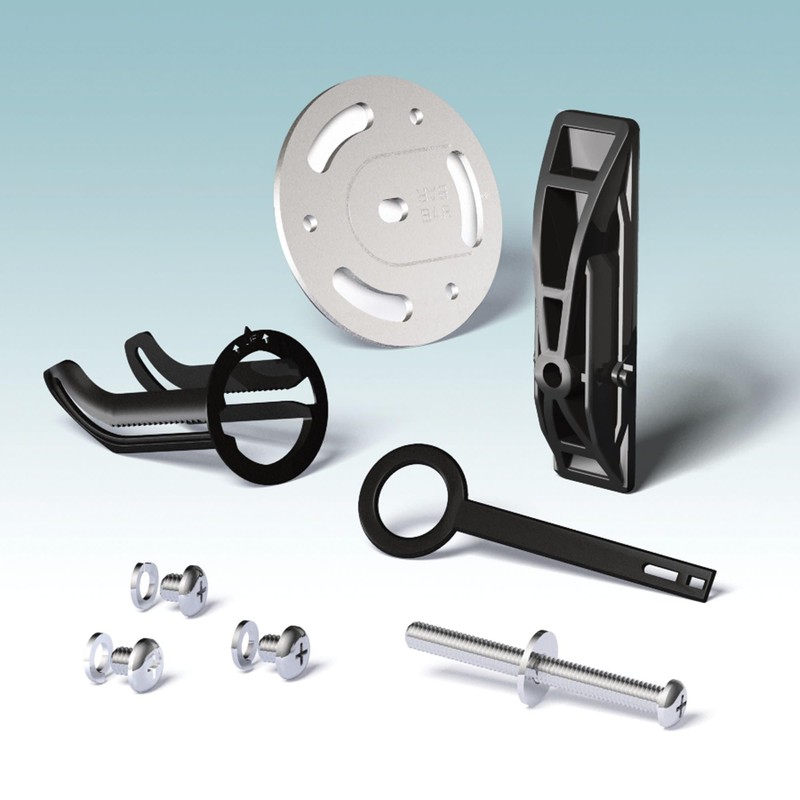 Moen SMA1005CH Home Care Securemount Anchor, 1 Anchor, Chrome