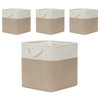 Temary Cube Storage Baskets 4 Pack 13x13 Fabric Cube Storage