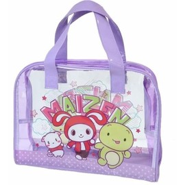 Maizen Sisters Vinyl Boston Bag Purple