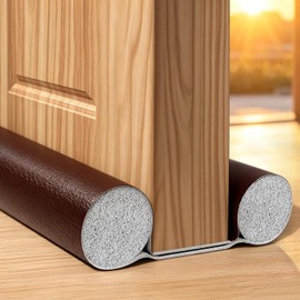 OUARTV Protector y Guardapolvo para Puerta, Tope para Puerta de Bajo Puerta, Diseño de Doble Borde,Sellador Resistente Al Agua, Al Polvo y a Los Insectos.