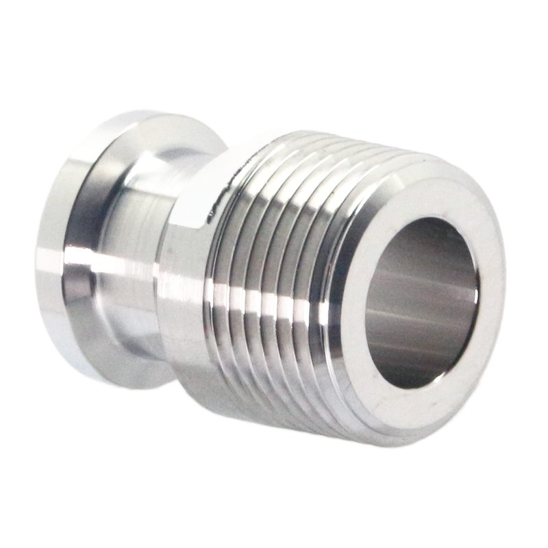 QiiMii 1/2" Tri Clamp Male Adapter to 3/4" BSPT Thread