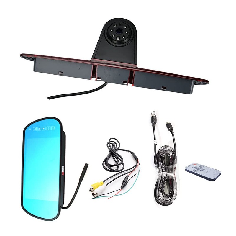 KNRAGHO Brake Light Backup Camera Compatible with Dodge Benz Sprinter