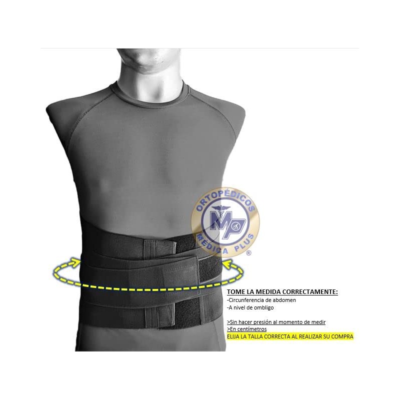 FAJA LUMBAR FAJA LUMBOSACRA ELASTICA VARILLAS DE ALUMINIO Y PLASTICO