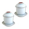 Chawan Mushi Dish, Set of 2, Tableware, Arita Ware, Nishikanai