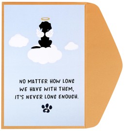 Gosknor Pet, Sympathy Card for Dogs, Sympathy Card for Losing a Pet, Sympathy Card for Dogs, Sympathy Card for Friends and Family, Dog Lovers