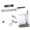 Sosoport Oxygen Air Pump Home Fish Tank Aerator Small Lightweight
