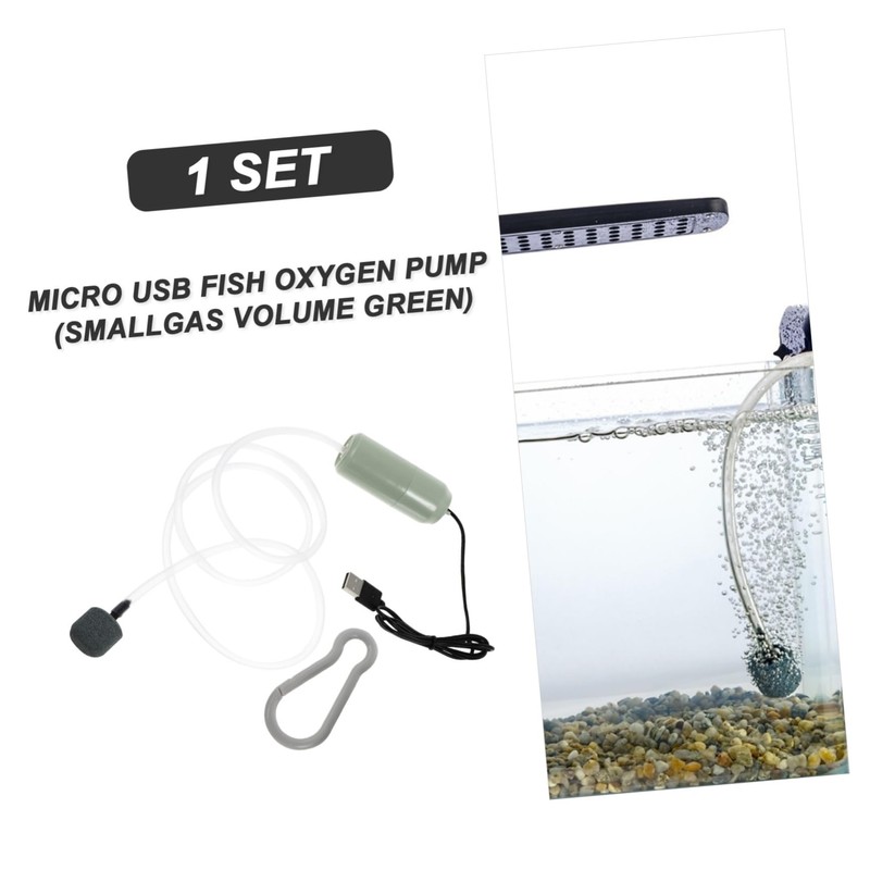 Sosoport Oxygen Air Pump Home Fish Tank Aerator Small Lightweight