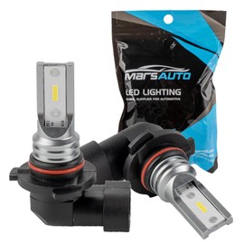 Marsauto H10 9145 9140 Fog Light Bulb 10000LM, 60 Pcs Chips 600% Bright 9145 fog lights, 1:1 Size H10 Fog Light Bulbs for Car (Pack of 2)