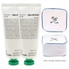 Innisfree My Perfumed Hand Cream Large Capacity 80mL (04 Dancing Daisy) 2pcs + Play Green Cosmetic Pouch (Blue) / 이니스프리 마이 퍼퓸드 핸드크림 대용량 80mL (04 댄싱 데이지) 2개+플레이그린 화장품 파우치 (블루)