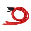 Spark Plug Ignition Wire Set Red High Performance Silicone 1m