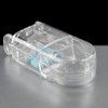 Compact Transparent Pill Cutter - Precise Steel Blade, Easy and