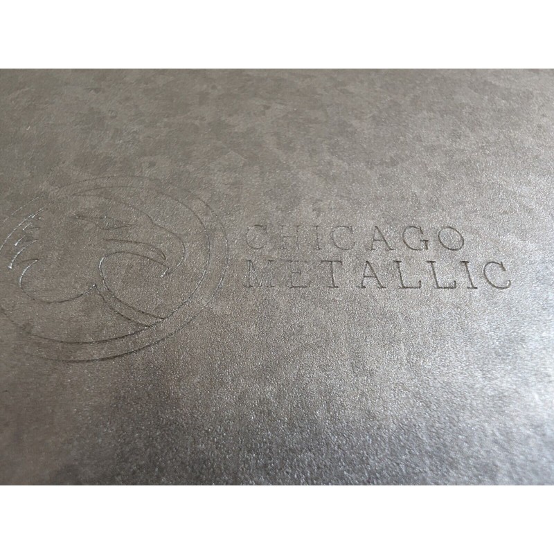 Chicago Metallic 44555 20 Cup 7.3 oz. Glazed Aluminized Steel