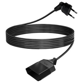 Spiral Cable Schuko Plug & Coupling