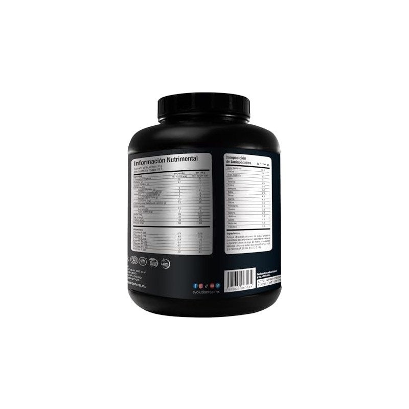EVOLUTION, Protena de Suero de Leche, WP60, Whey Protein, 18