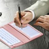 Airkit Boho Floral Checkbook Cover for Personal, PU Leather for