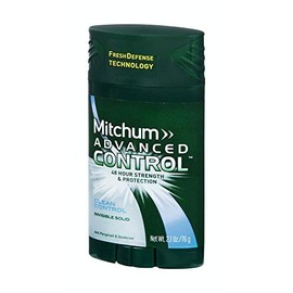Mitchum Men Advanced Control, Clean Control Invisible Solid 2.7 oz (Pack of 10)