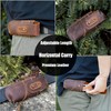 Topstache Leather Pocket Knife Sheath - Belt Loop EDC Belt