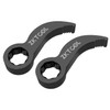 ZKTOOL 2PCS Crowbar Adapter Head Tool, Pry Bar Wrench Adaptor