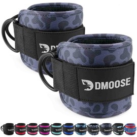 DMoose Fußschlaufen Kabelzug - kickbacks fußschlaufe - Fußmanschetten Kabelzug, Kabelzug Fußschlaufen für Fitness Training - Ankle Straps Fußschlaufen Fitness Accessories für Frauen und Männer