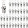 Ceeyoll Pack of 50 curtain clips, 32 mm metal curtain