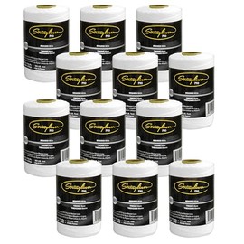 Stringliner 35453 Braided Mason Line Replacement Roll Contractor Pack 500' - White (Pack of 12)