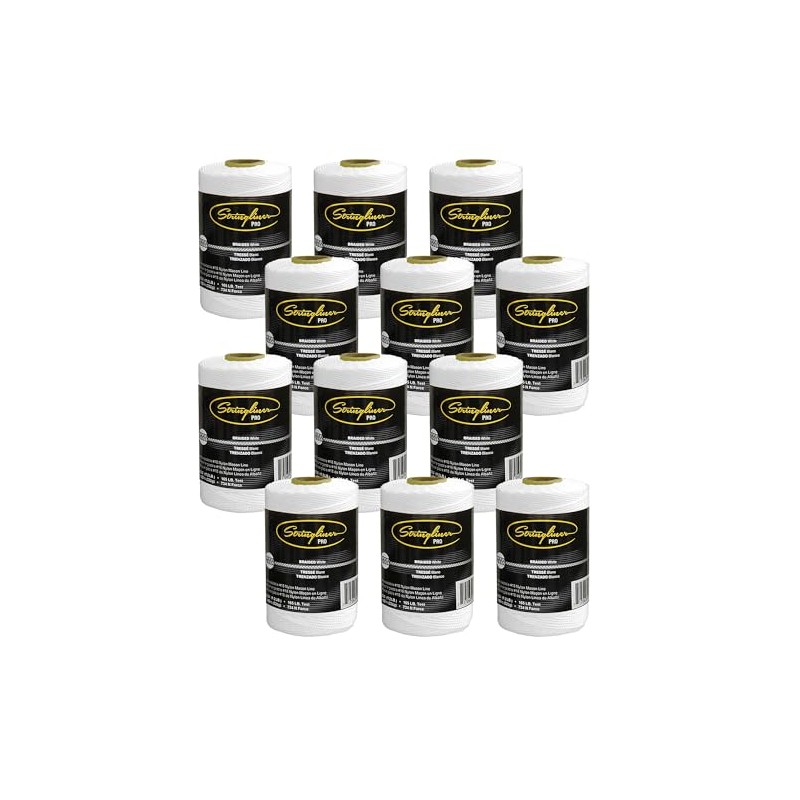 Stringliner 35453 Braided Mason Line Replacement Roll Contractor Pack 500'