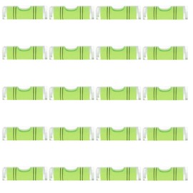 JYK 20pcs Round Bubble Level 9.5x34mm Mini Circular Bullseye Spirit Levels for Leveling Camera Tripod Telescope Workshop Turntable Pictures Frame