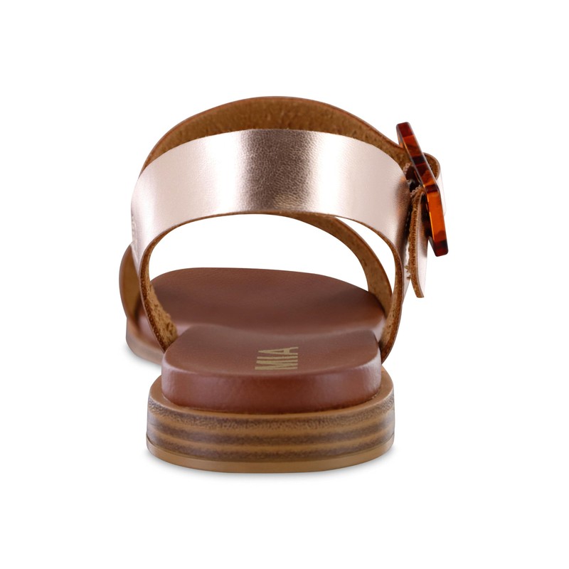 MIA Women's Peyton Sandal, Rose Gold, 10