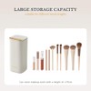 Makeup Brush Case, Elevating, 4 Divided Storage, Waterproof and Dustproof,