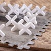 Tile Spacers for Grouting, 1000 Pieces, 3mm Thickness, White, Plastic,