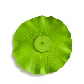 Floral Kingdom 12" XLarge Realistic Floating Lotus with Lily Pad - Premium Foam Flowers for Pools, Ponds, Weddings, Summer Decor (Set of 2, White)