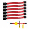 Rechabite 6 Pieces 12" Magnetic Tool Holder Strip, Red Magnet