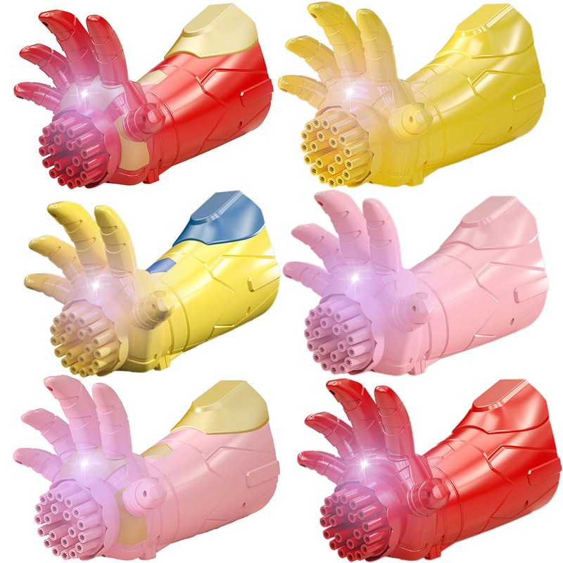 Electric Bubble Gun Toys Movie Inspired Hand Soap Bubbles Machine