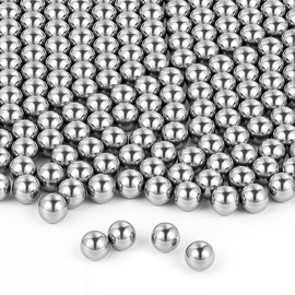 JIEYAO 100 Pcs Paint Mixing Balls, 316 Stainless Steel Mixing Agitator Balls, 5.5mm/0.22in Rust-Proof Paint Shaker Nail Polish Bearing Balls Metal Mixer Balls for Mixing Model Paints(5.5mm/0.22in)