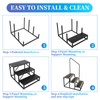 3-Steps RV Stairs with Handrail,Hot Tub Steps with Handrail 300LBS