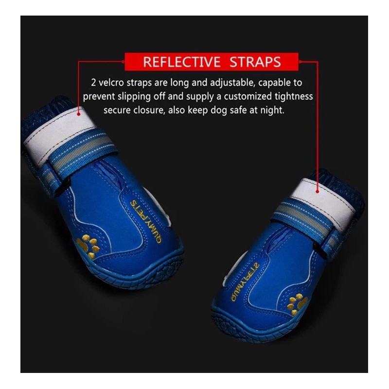 Zapatos para perro QUMY para botas y protectores de patas
