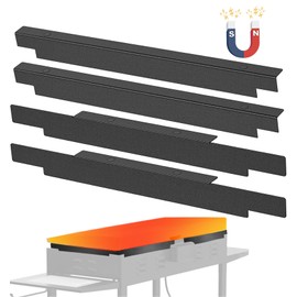 Trybuy Upgraded Wind Guards for Blackstone 36 Inch Griddle, Magnetic Wind Screens Without Vents, Flame Guards for Holding Heat, Fit Blackstone Griddle Accessories and Hood