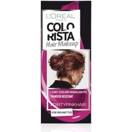 L'Oreal Temporaire Coloration Hair Makeup #dirtypinkhair