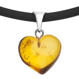 InCollections Heart K614400050570 Silver amber Necklace with Pendant