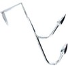 Merriway BH05971 Over Door Hanger with 2 Oval Hooks -