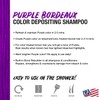 Purple Color Depositing Shampoo - Semi Permanent Hair Color with