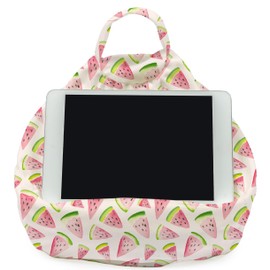Rooms By Me Watermelon Tablet Stand Cushion for Tablets, eReaders, Smartphones and Books with Accesories Pocket | UK Made | Over 50 Designs