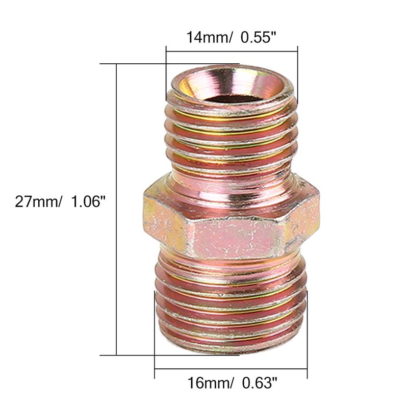 X AUTOHAUX 5pcs M14 x 1.5mm to M16 x 1.5mm