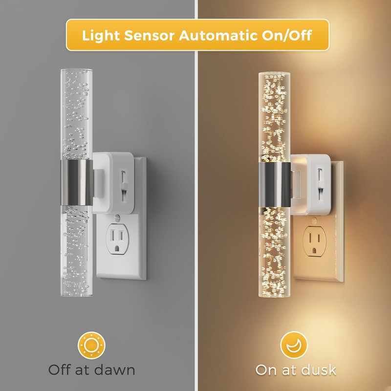 L LOHAS LED Night Light, Night Lights Plug into Wall,