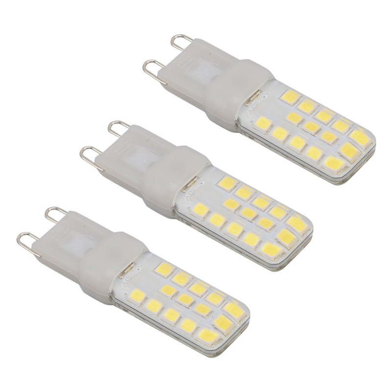 3Pcs G9 LED Light Bulb Dimmable Energy Saving Bi Pin