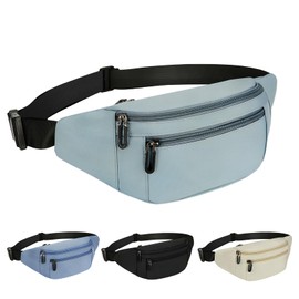 Bauchtasche, Unisex, leicht, wasserdicht, verstellbar, für Reisen, Sport, den täglichen Gebrauch, grün, Modische, einfarbige praktische Hüfttasche