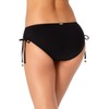 Anne Cole - Parte Inferior de Bikini,18MB30001, para Mujer, Negro,