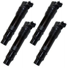 Caltric Set of 4 Ignition Coils for Kawasaki ZX1400 Ninja ZX-14 ZX14 2006 2007 2008-2011